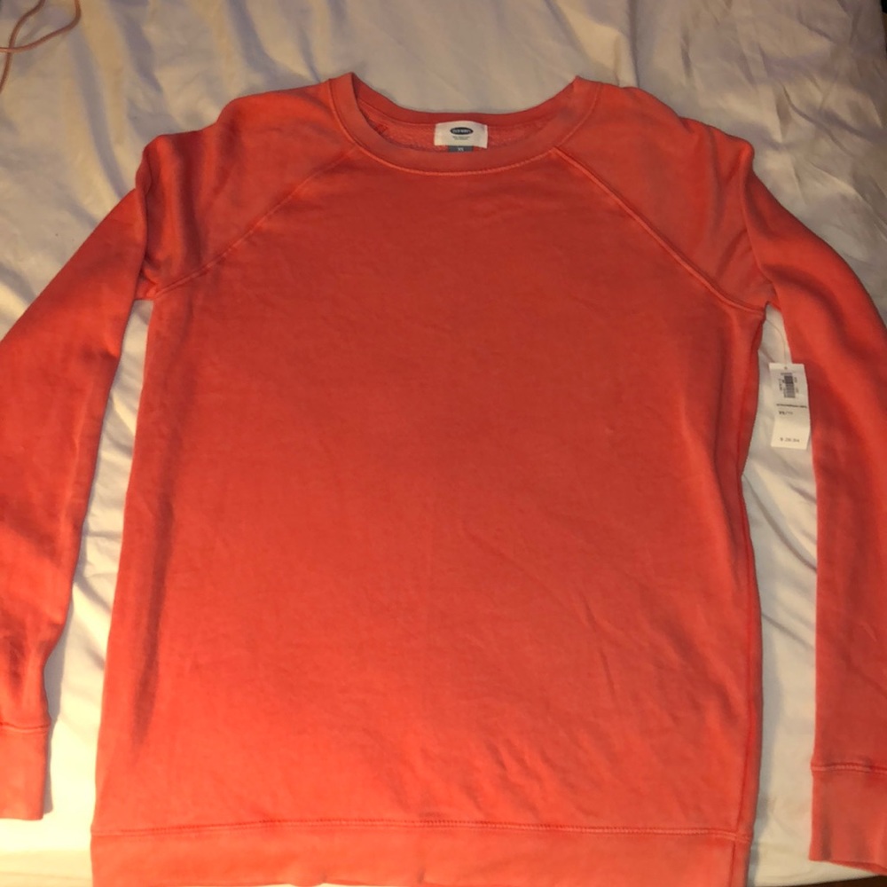 NWT OLD NAVY CORAL SWEATSHIRT